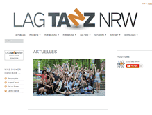 Tablet Screenshot of lag-tanz-nrw.de